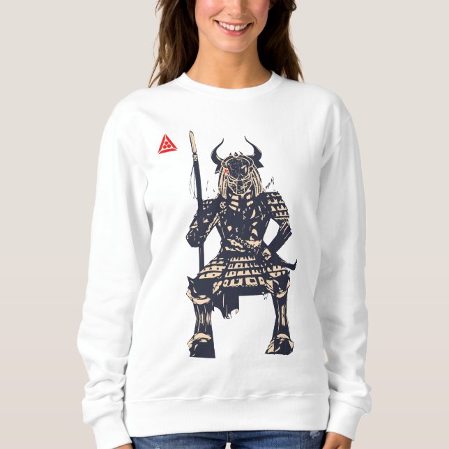 Rymd Samuraj Krigare T Shirt (Framsida)