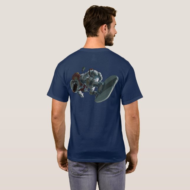 Rymd Surfare T Shirt (Hel baksida)