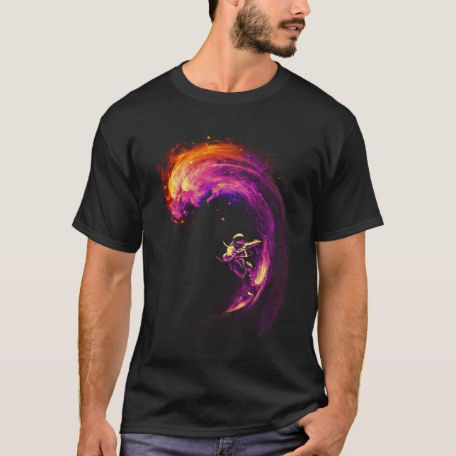 Rymd Surfing T Shirt (Framsida)