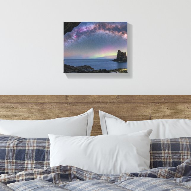 Rymd universum canvas för kontor/dagligstua (Insitu (sovrum))