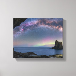 Rymd universum canvas för kontor/dagligstua