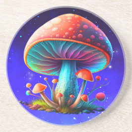 Rymd ut Rainbow Amanita Muscaria Underlägg