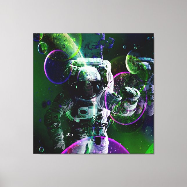 RYMDÅLDER OCH ZON TIDSORBIT CANVASTRYCK (Framsida)