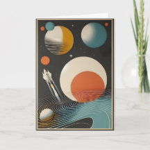Rymdåldern i mitten av århundradet Art Galaxy Våga