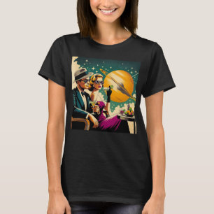 Rymdåldern Las Vegas Martini Gangsterfest T Shirt