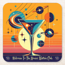 Rymdålderns Välkommen till Atomic Martini Club