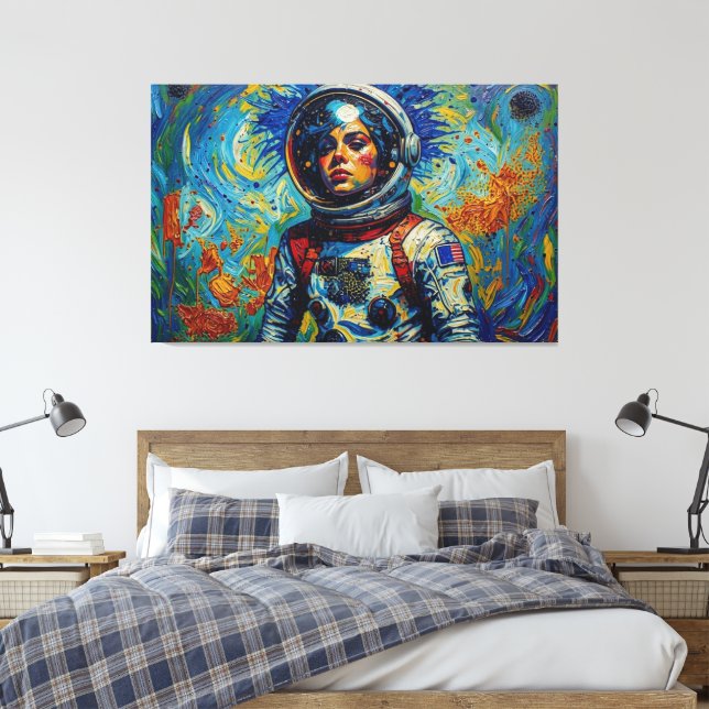 RYMDÅLSDRÖMMAR 4 CANVASTRYCK (Insitu (sovrum))