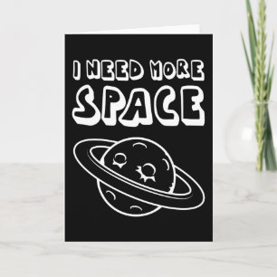 Rymdälskare Vuxen Astronomi Hobby Jag Behöver Mer Kort