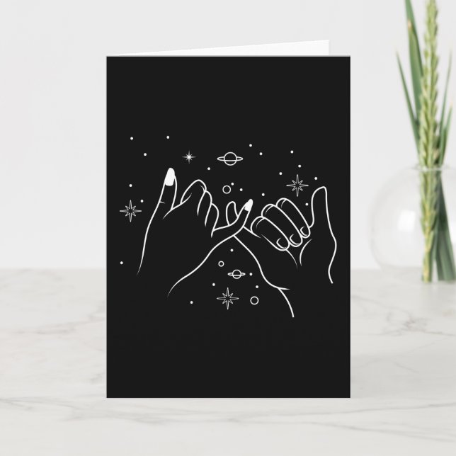 Rymdälskare Vuxen Astronomi Hobby Stjärnfall Kort (Framsida)