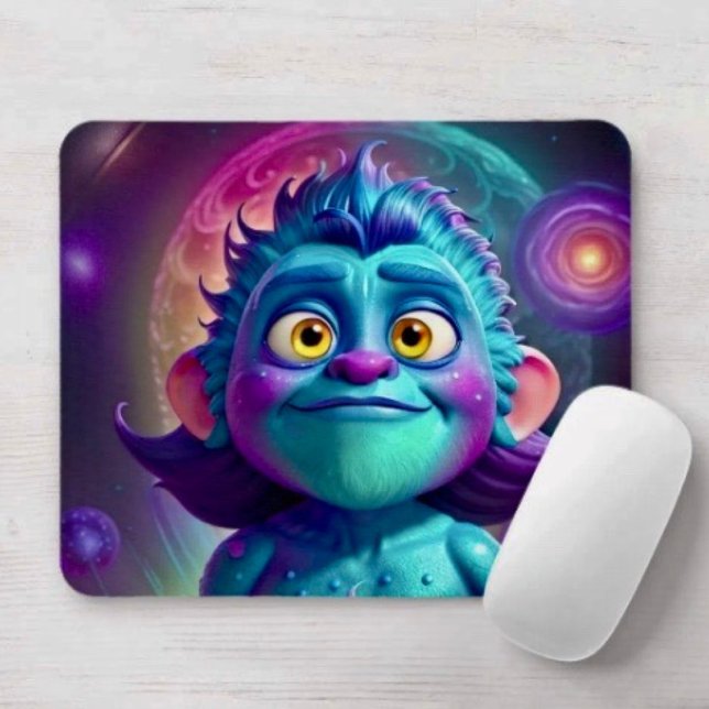 Rymdälskling & Vän Musmatta (Mousepad durable dust and stain resistant non -slip rubber backing. D: 9.25" L x 7.75"W. 
)