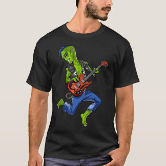 Rymdälva spelar gitarr t shirt