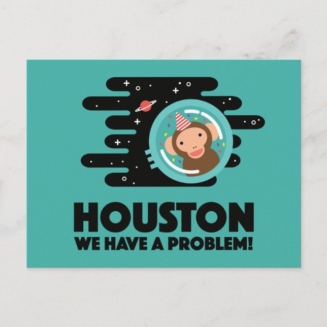 Rymdapa Vykort (Framsida)