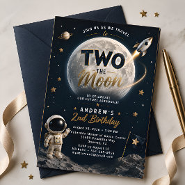 Rymdastronaut 2-årsdag inbjudningar