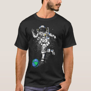 Rymdastronaut Bowling T Shirt