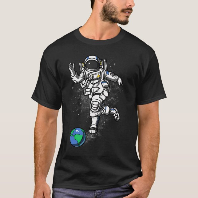 Rymdastronaut Bowling T Shirt (Framsida)
