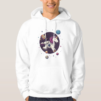 Rymdastronaut Enhörning (1) Hoodie
