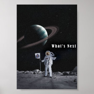 Rymdastronaut konst   Digital konst Poster