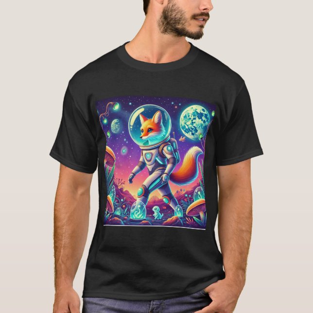 Rymdastronaut T Shirt (Framsida)