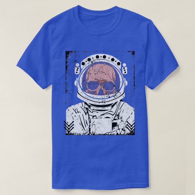 Rymdastronautens Coola Pocket Design Aestesiskt T Shirt (Design framsida)