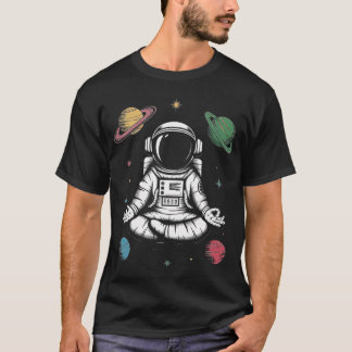 Rymdastronautsmediterande i Cosmic Universe Exp T Shirt