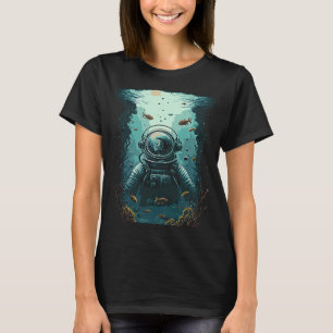Rymdaut Diving Deep Sea Scuba Diver T Shirt