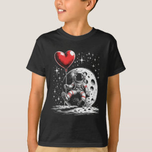 Rymdaut Heart Lloon Valentine Day Valent T Shirt