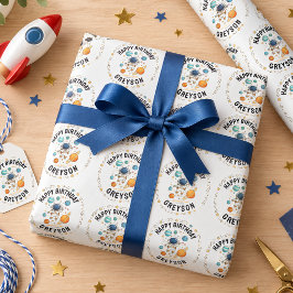 Rymdäventyr 1-årsdag | Rymdparty Presentpapper