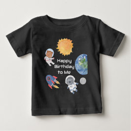 Rymdäventyr: Planeter och Djur Astronauter T Shirt