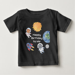 Rymdäventyr: Planeter och Djur Astronauter T Shirt