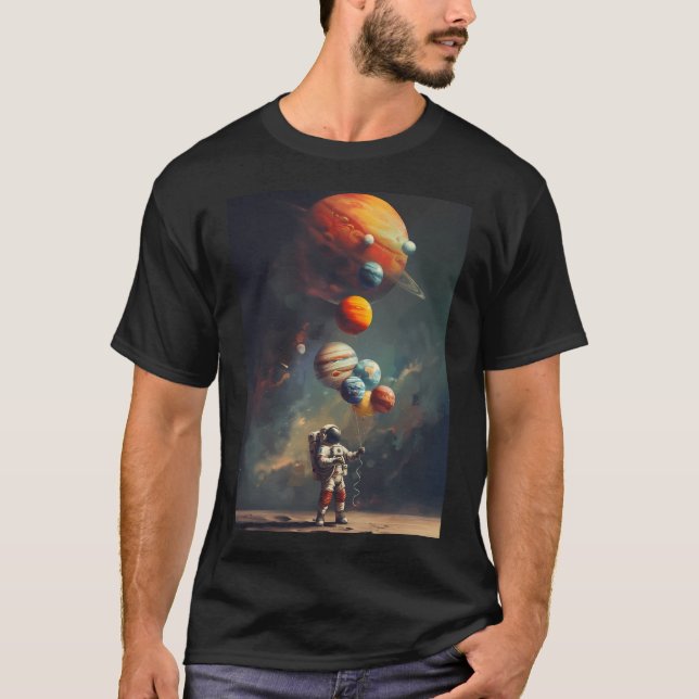 Rymdbalonger T Shirt (Framsida)