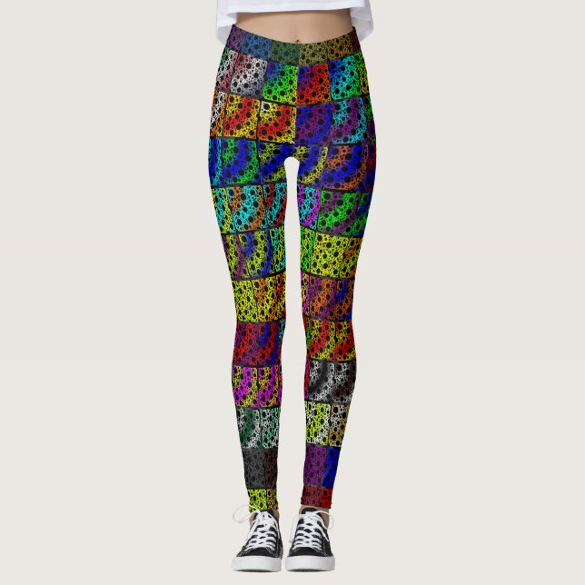 Rymdbas Bubble spots Collection Leggings (Framsida)