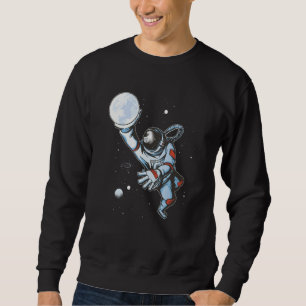 Rymdbasketastronaut Lång Ärmad Tröja