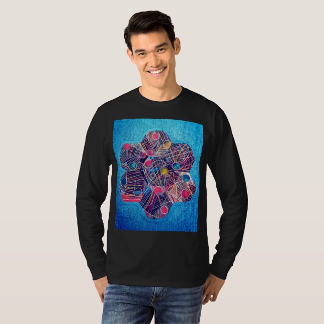 Rymdblomma T Shirt (Hel framsida)