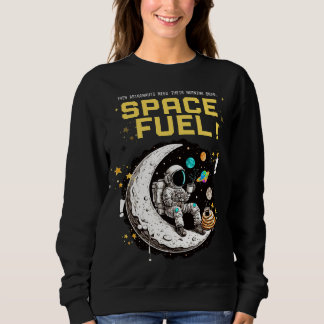 Rymdbränsle – Rolig Astronaut Kaffeälskare T Shirt
