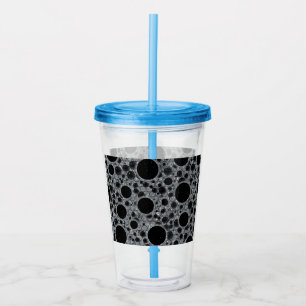 Rymdbubblor - Glitter Silver Take Away Mugg