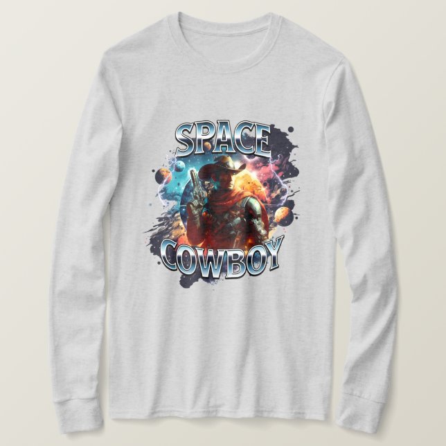 Rymdcowboy i yttre rymden t shirt (Design framsida)