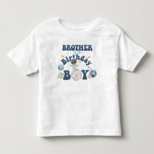 Rymddagen T-shirt-Brother of the födelseday boy T Shirt
