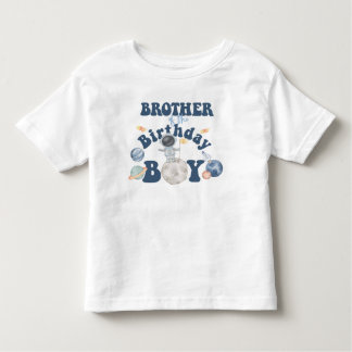 Rymddagen T-shirt-Brother of the födelseday boy T Shirt