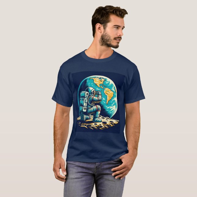 Rymddräkt T Shirt (Hel framsida)