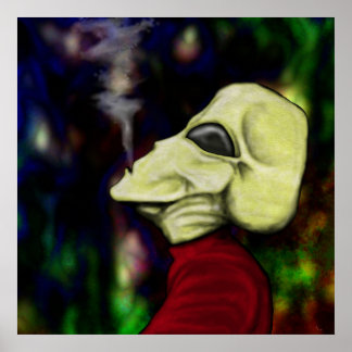 "Rymden är Fullt av Rökning..." Poster