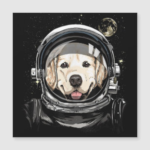 Rymden Astronaut Golden Retriever Älskare Pet D