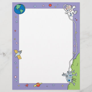 Rymden Astronaut Letterhead