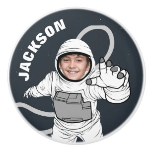 Rymden astronaut Photo Personlig Knopp
