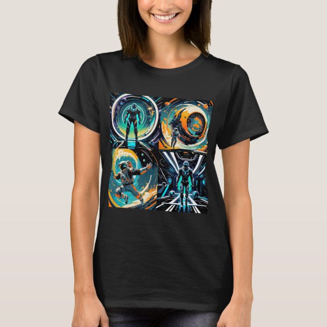 Rymden & Astronauten T Shirt (Framsida)