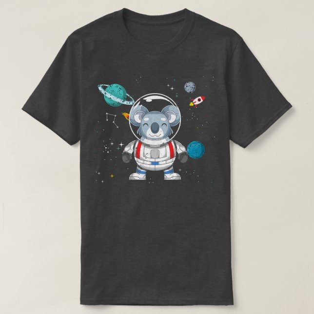 Rymden Australia Animal Lover Science Astrona T Shirt (Design framsida)