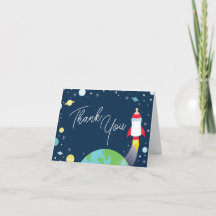 Rymden Baby Shower Flaska Rocket Spacesship