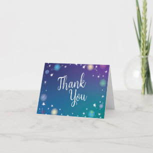 Rymden Baby Shower Galaxy Tack Kort