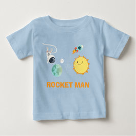 Rymden Birthday T-shirt Rocket Astronaut