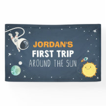 Rymden Boy First Birthday Astronaut