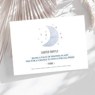Rymden Boys Baby Shower Diaper Raffle Biljett Tilläggskort